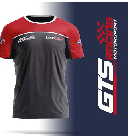 Camiseta Negra/Roja 
