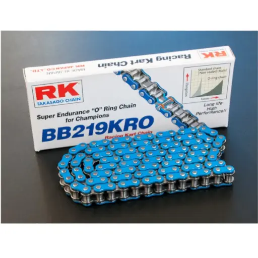 [0603655-o] Cadena 219 RK azul con retenes 108 GL BB219KRO